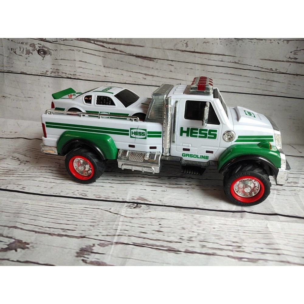 2011 Hess toy truck And Car Working Condition